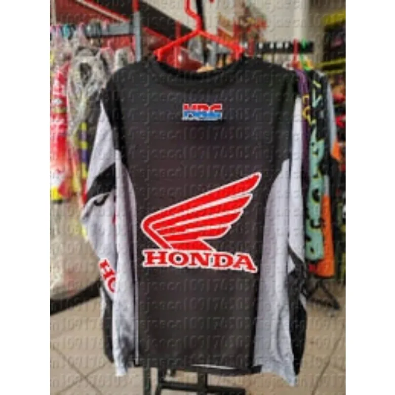 

Honda Motorcycle Quick Dry Jersey, Long Sleeve Breathable Racing Shirt, Comfortable Dirt Bike Gear for Daily Outdoor Use