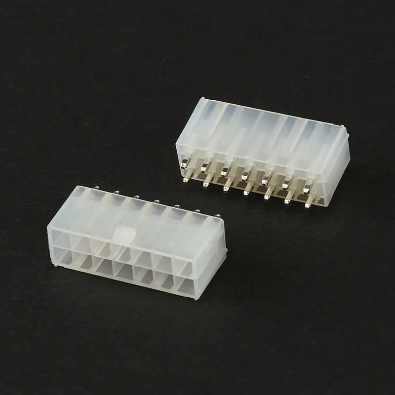 10pcs/lot 4.2mm 1-12pin female socket Straight needle for PC computer ATX graphics card GPU PCI-E PCIe Power connector  5557