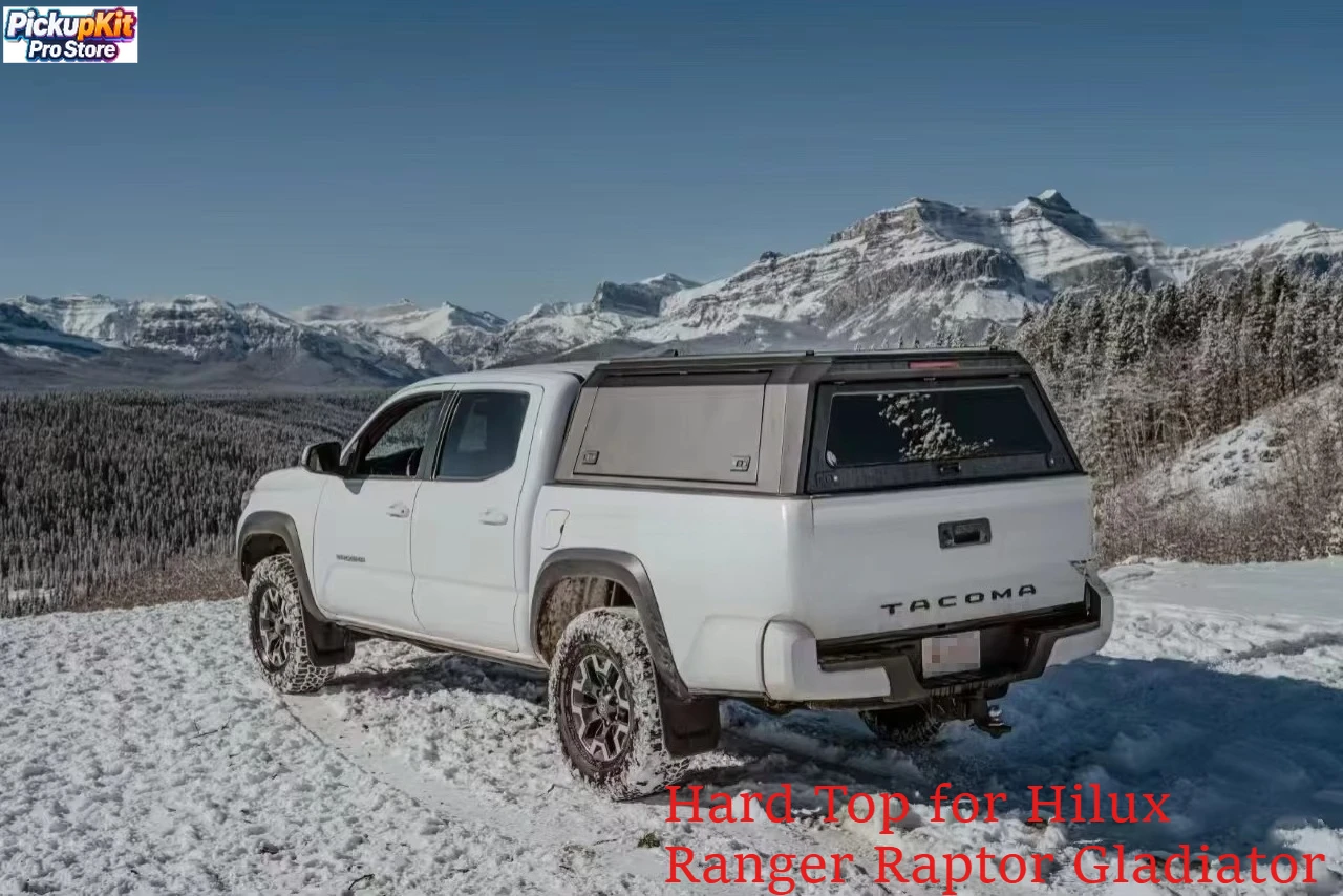 

Custom 4x4 Waterproof Aluminum Hardtop Canopy Camper Topper for Hilux Ranger Raptor Gladiator