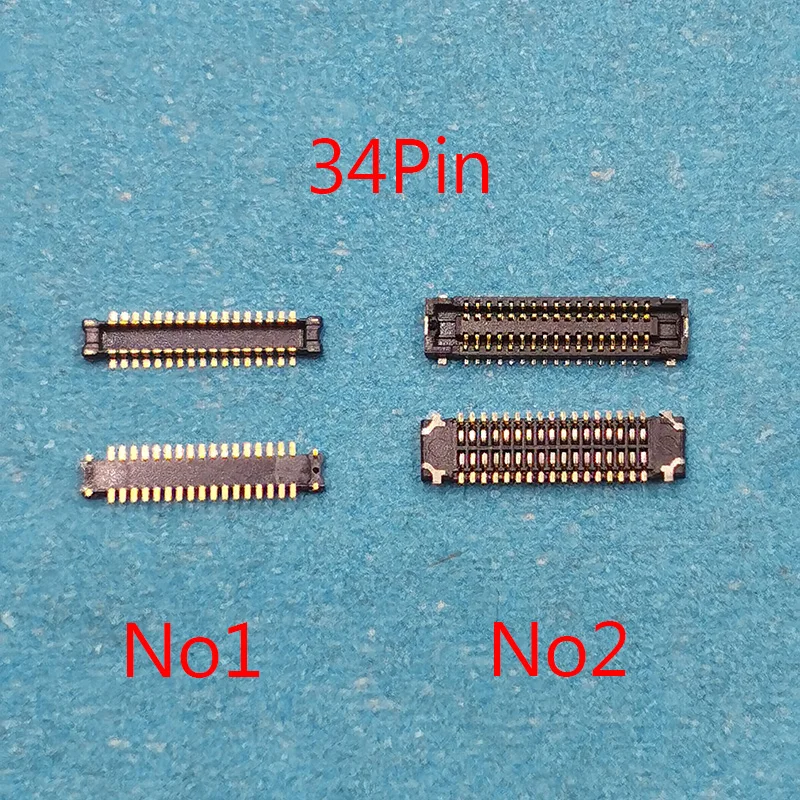 

2pcs For Samsung Galaxy A20E A202F A20 A205F A40S A10 A105F A10E M10 M105F LCD Display Screen FPC Connector On Motherboard 34pin