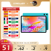 Teclast P30 Android 14 Tablet, 10.1 Inches, up to 12Gb Ram, 128Gb Rom, Unisoc T606, 8 Cores, 1280X800 Ips, 6000Mah