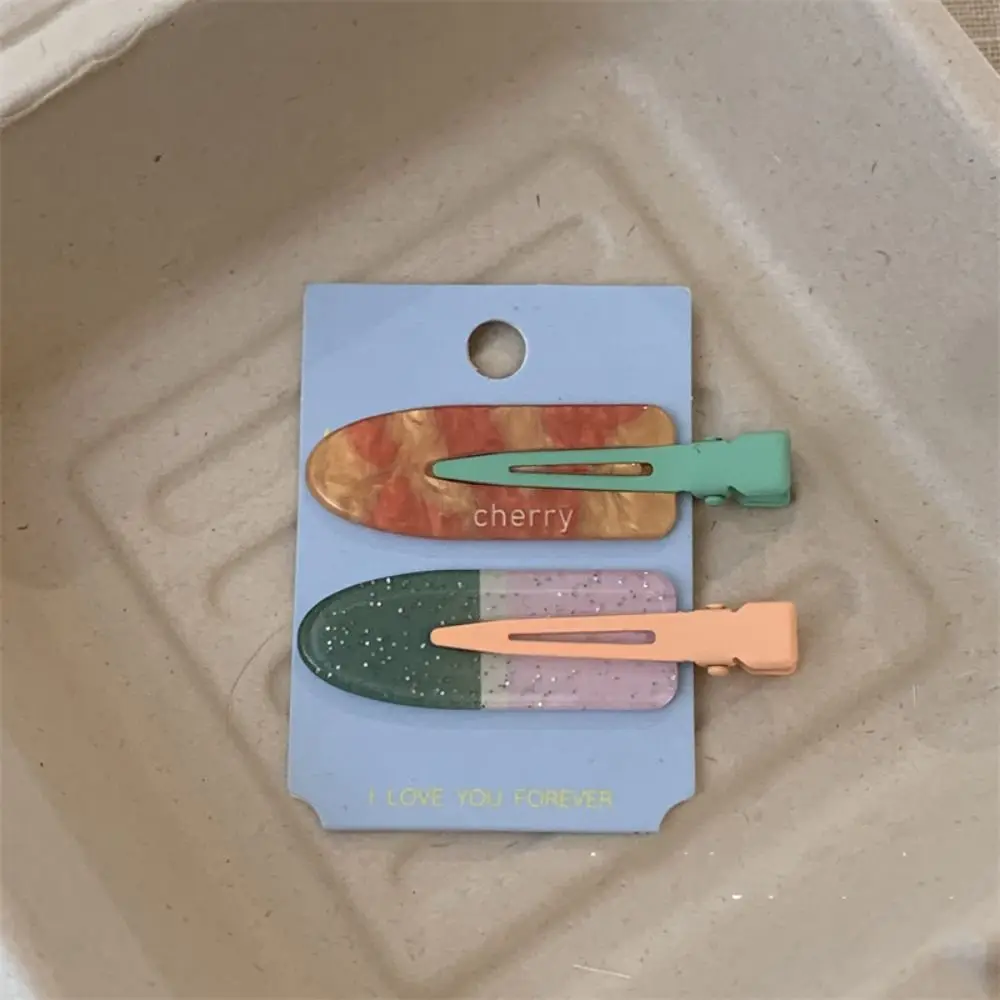 

Simple Cherry Traceless Hairpin Duckbill Clip Bangs Clip Fruit Hairpin Headwear Barrettes Makeup Hair Clip Daily