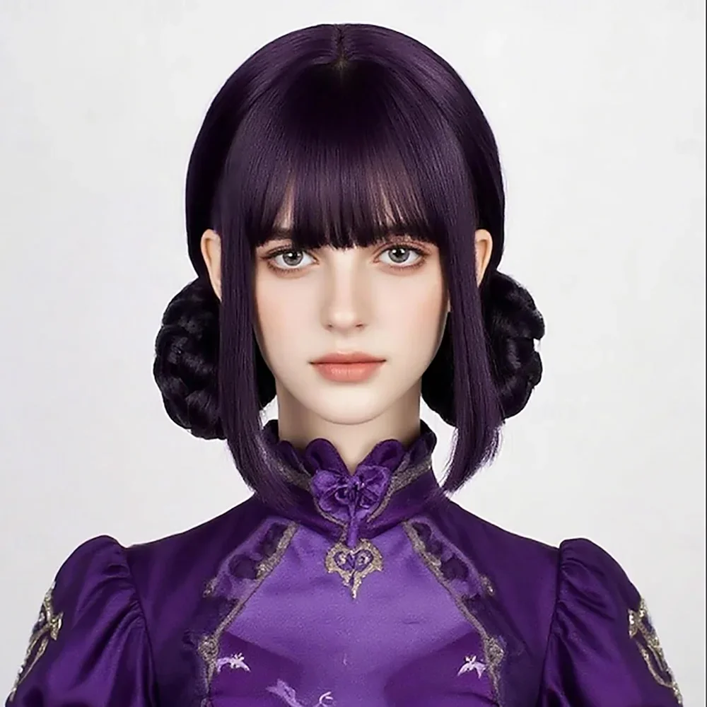 Demon Hunters Costume Zoey Cosplay Wig Anime Wigs Long Straight Hair Accessory for Women