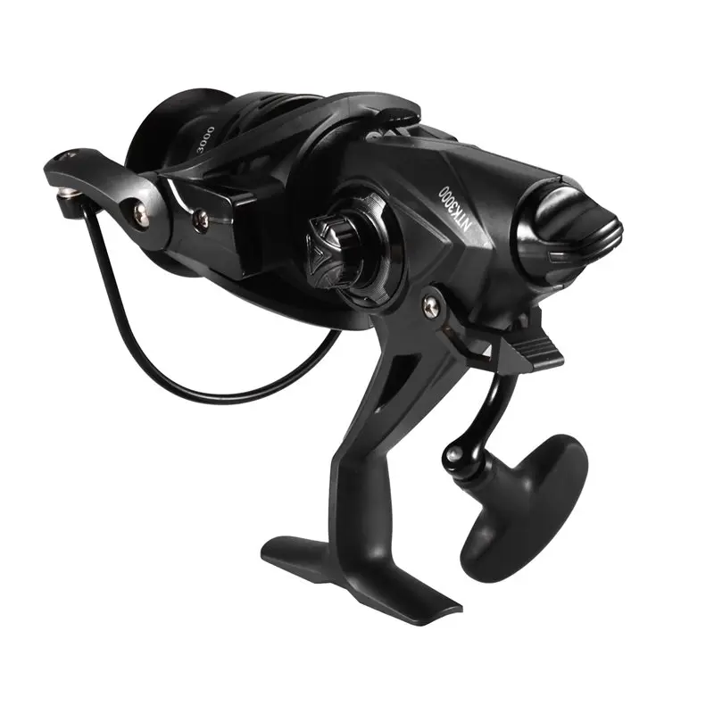 

Катушка спиннинговая HOTB72A, 7+1 подшипник, двойная шпуля и рукоятка, для морской рыбалки NTK-3000, совместима с пресноводными водоемами