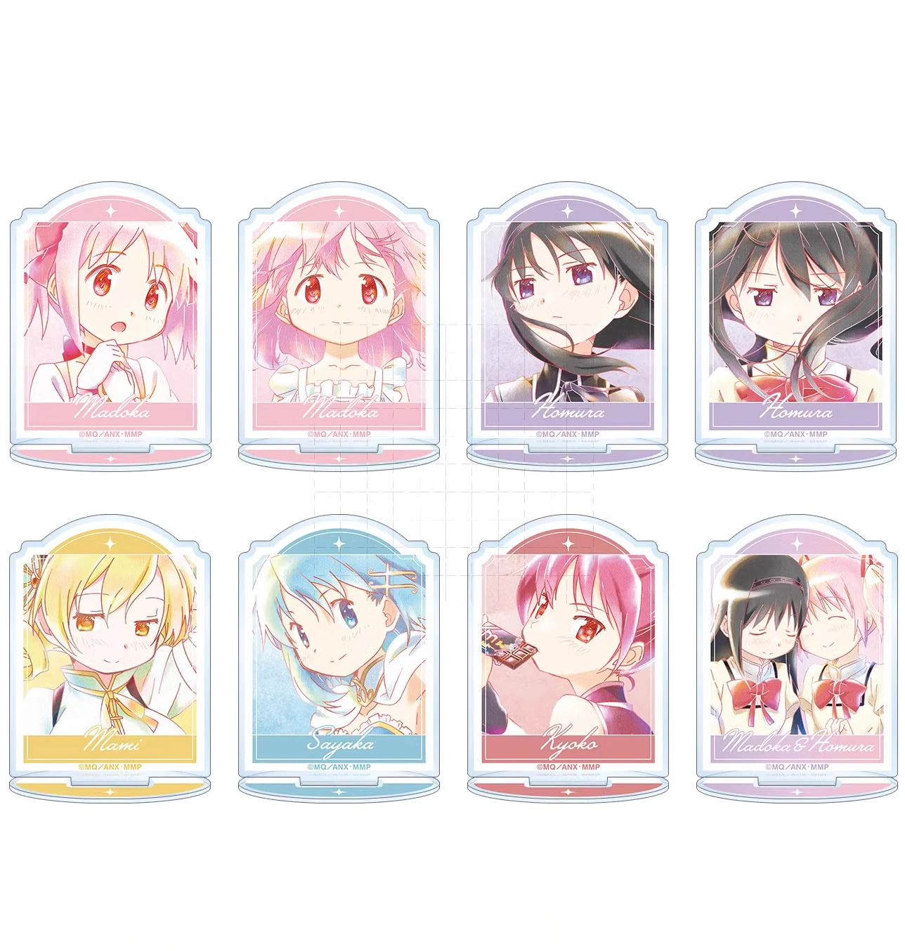 Game Akemi Homura Miki Sayaka Mami Sakura Kyouko Kaname Madoka Acrylic Stand Doll Anime Figure Model Plate Cosplay Toy Gift