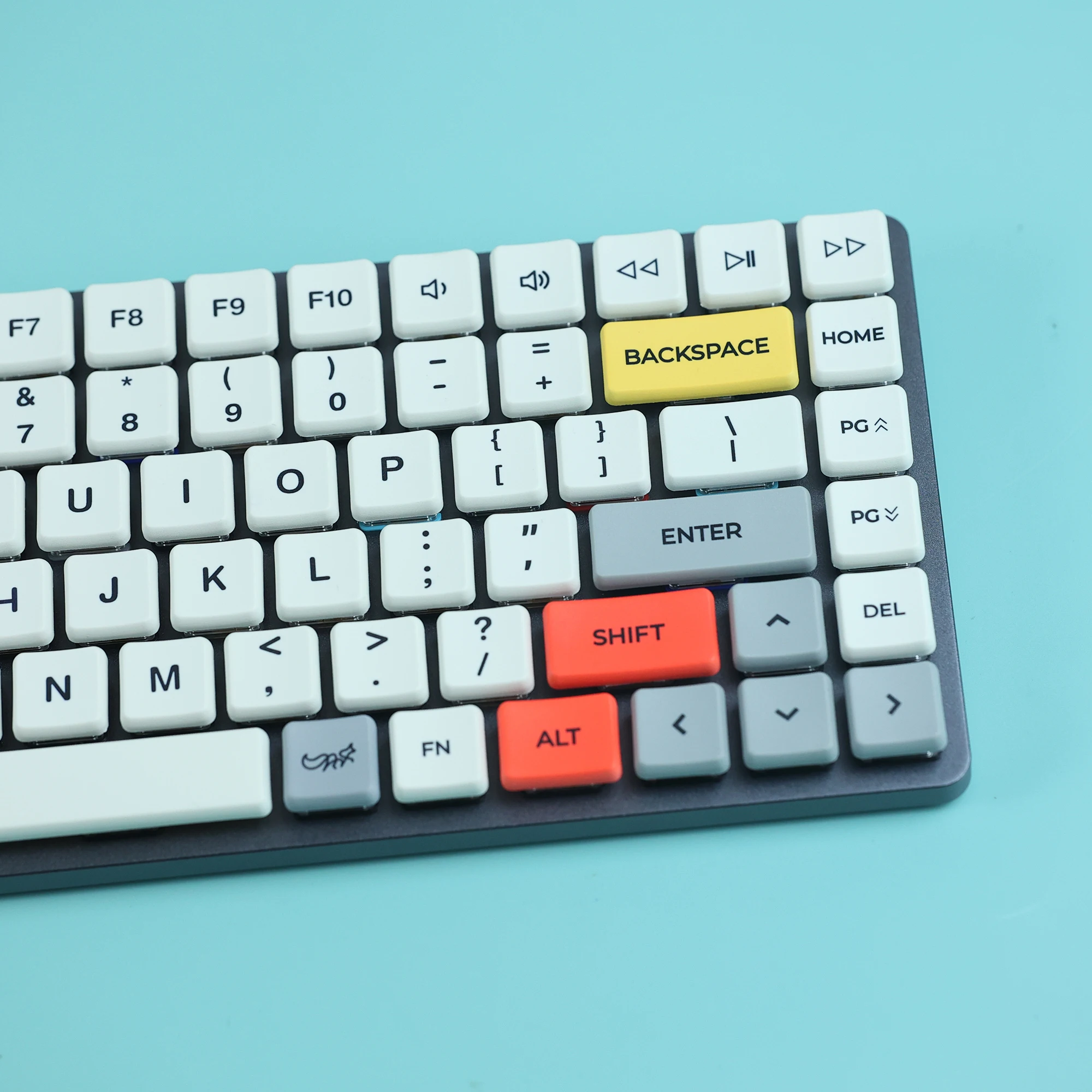 Imagem -03 - Choc Keycaps para Teclado Mecânico Baixo Perfil Pbt Ultra Fino Choc Kailh 1350