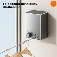 XIAOMI MIJIA Retractable Clothesline Stainless Steel Pull-out Clothes Drying Machine Home Space Saving Clothes Drying Artifact