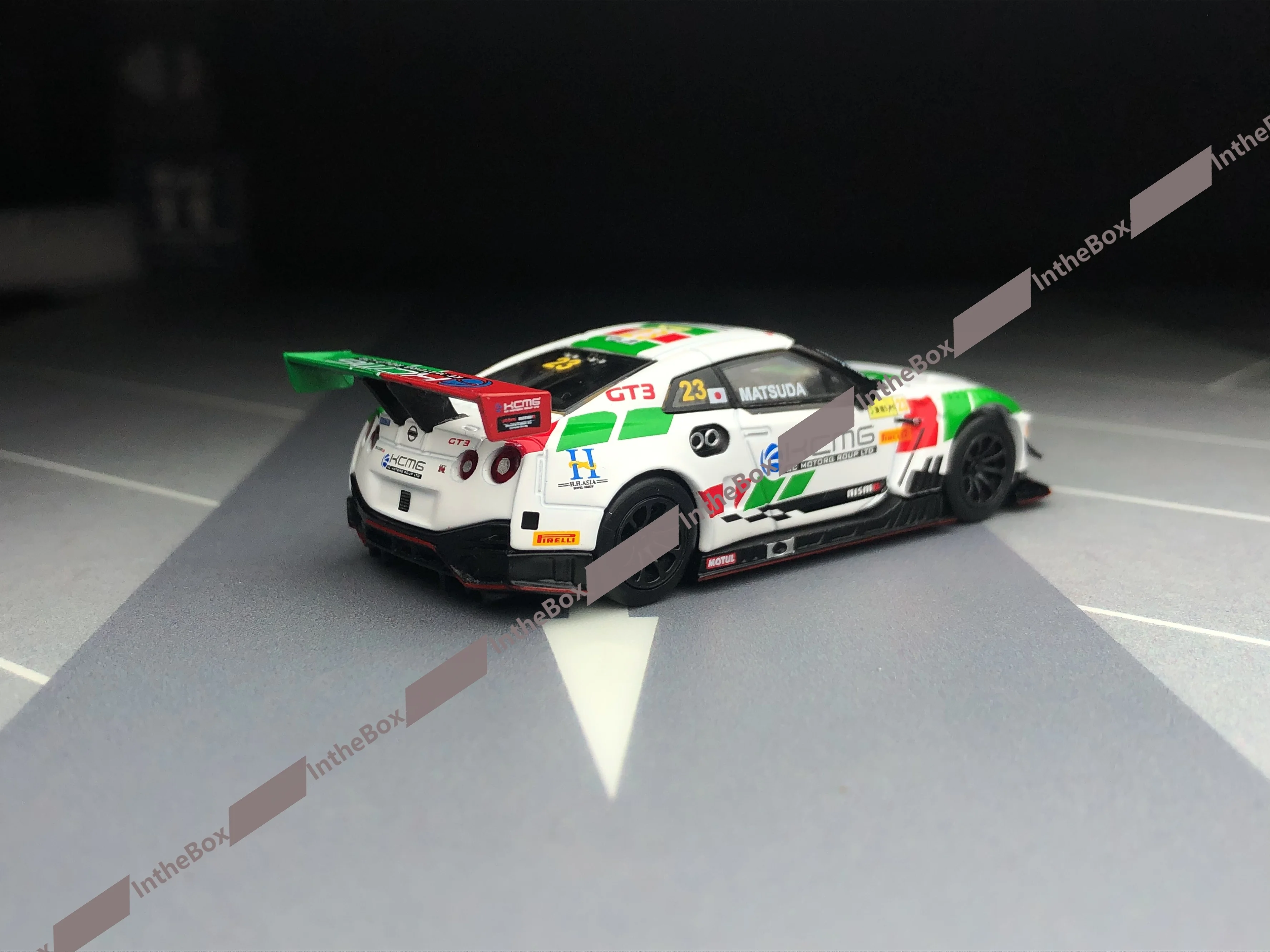 DEC 2024 Mini GT #593 GT-R NISMO GT3 #23 KCMG 2018 FIA GT World Cup 1/64 DIECAST Model Car Collection Limited Edition Hobby Toys