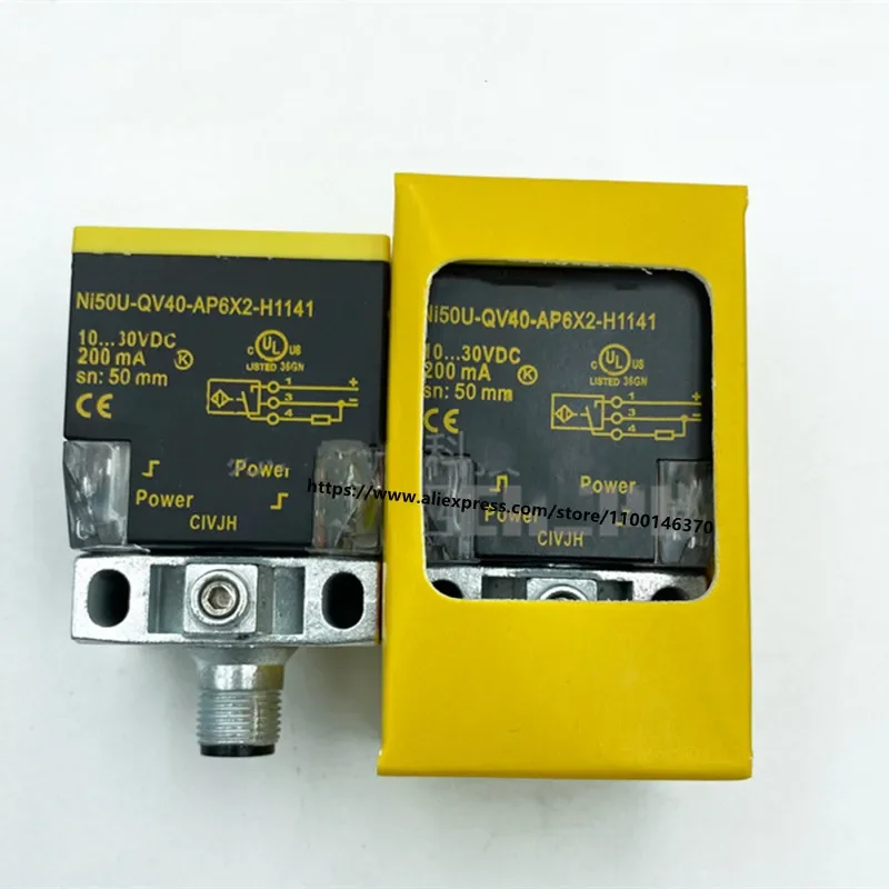 

2 шт. новые квадратные датчики приближения Ni50U-QV40-AP6X2-H1141 Ni50U-QV40-AN6X2-H1141