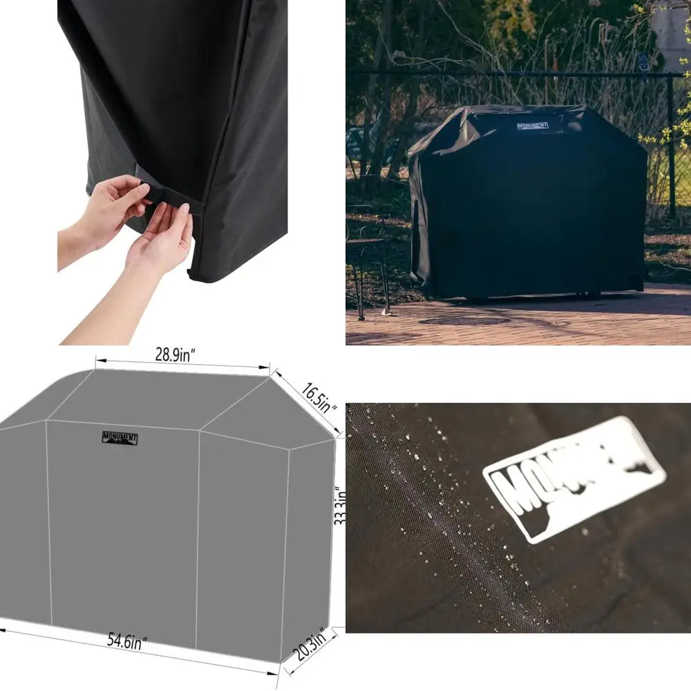 

54 4-Burner Mesa 400 Gas Grill Cover, Heavy Duty Protection for Models 25392, 24633, 35633, 24367, 41847NG, M415BZ