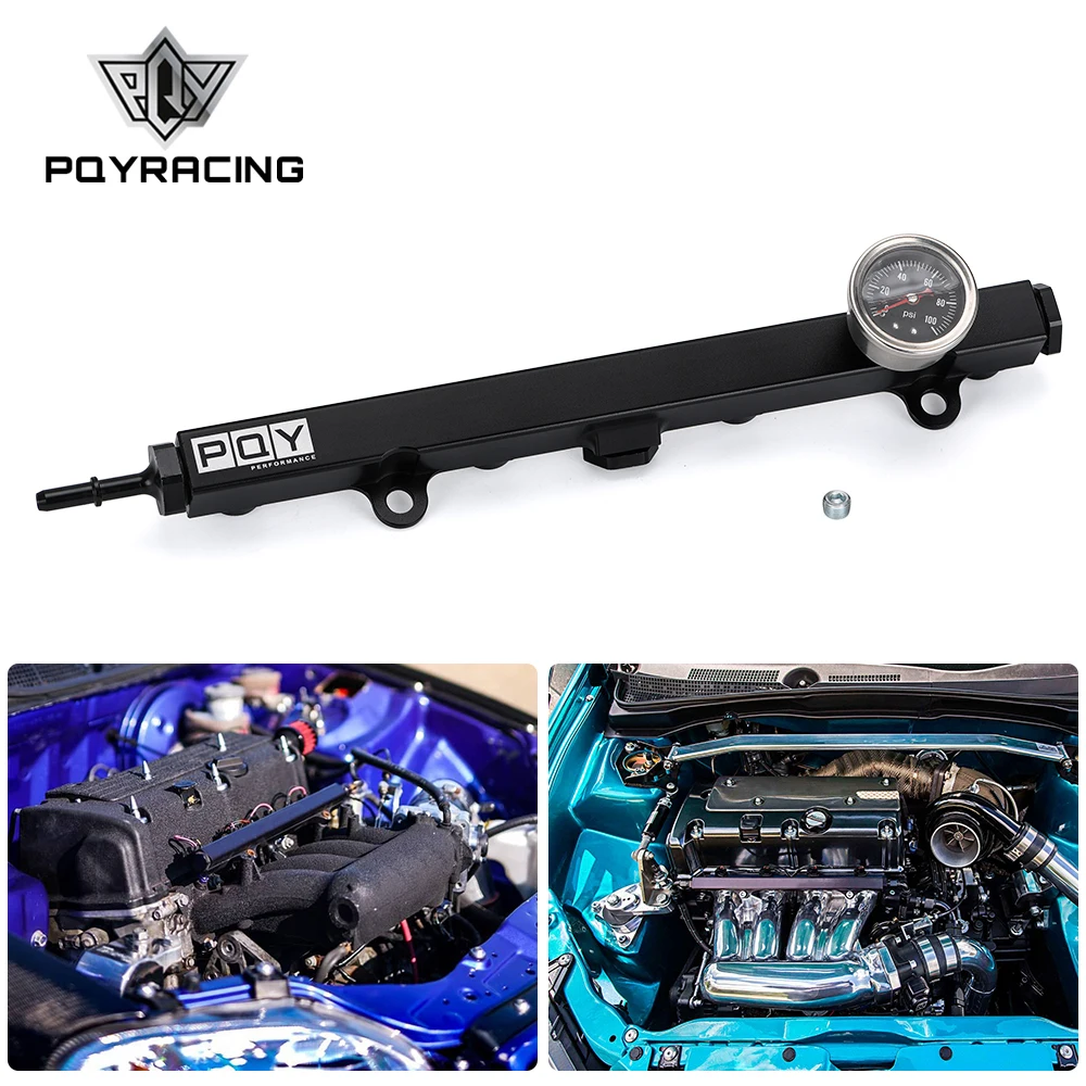K SERIES Heavy FUEL RAIL kit High Flow Injection fuel rail FOR HONDA K20 K24 RSX CIVIC SI,INTEGRA EP3 with gauge Engine part