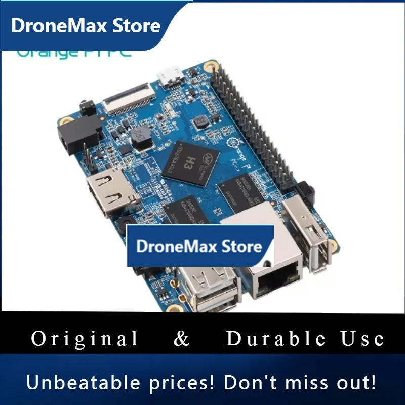 DroMaOrange Pi PC Single Board Computer With Allwinner H3 Quad-Core, 1GB RAM, HDMI, Ethernet, Camera Interface, And Raspberry Pi