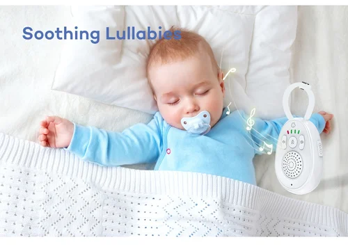 Imagen 2 del producto ABM01 Monitor de bebé inalámbrico de 2,4 GHz Audio pequeño Monitor de teléfono portátil función de Audio bidireccional intercomunicador batería recargable