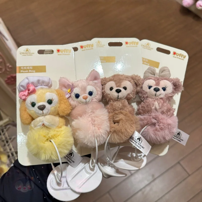 

Плюшевое кольцо на палец с персонажами Дисней-парка в Шанхае: Дэффи и друзья, Линабелл, Куккиэнн, Стеллалу — подарок на день рождения для девочек-фанаток