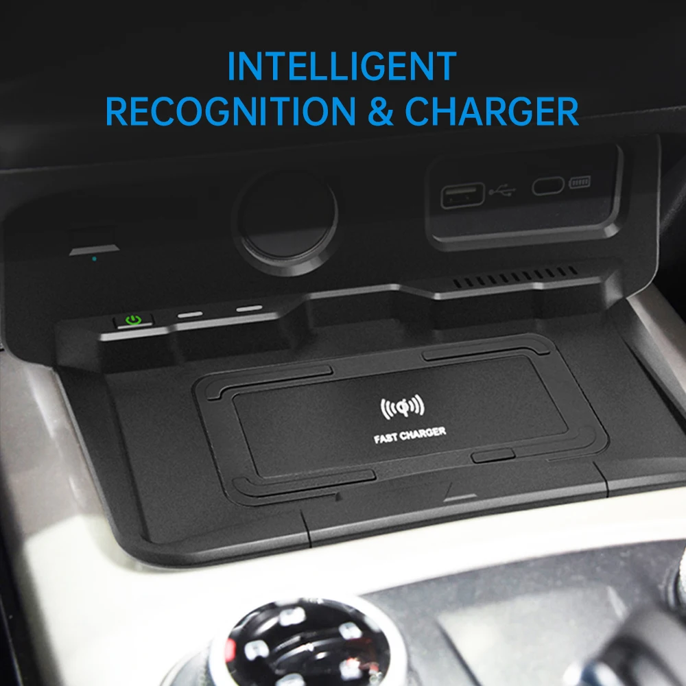Wireless Charger Pad for WEY TANK 300 2021-2024 Universal Mobile Phone Wireless Charging Accessory Compatible with iPhone Samsun