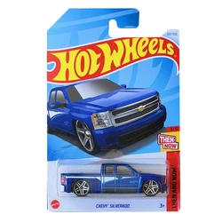 Original heiße Räder c4982 Auto 1/64 Metall Druckguss Jungen Spielzeug damals und jetzt Chevy Silverado Fahrzeug Modell Sammlung Geburtstags geschenk