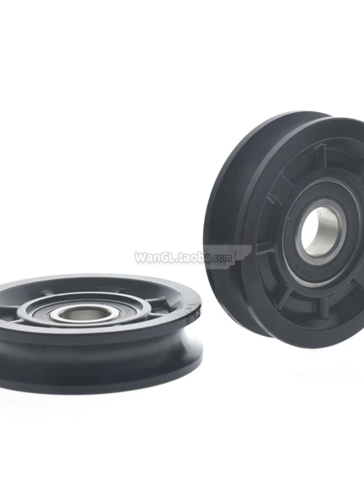 Rolamento Roda Envolvido com Nylon Roda, R5 Roda do rolo, 15x70x18m, 10mm Track Guia de roda, 1Pc