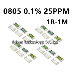 20PCS/lot NEW SMD Resistor 0805 0.1% 1K 1.1K 1.2K 1.3K 1.5K 1.6K 1.8K 2K 2.2K 2.4K 2.7K 3K 3.3K 3.6K 3.9K 4.3K 4.7K 5.1K 5.6K