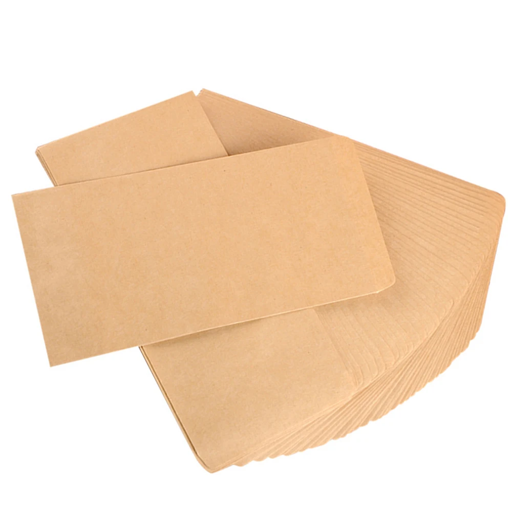 

2 set Kraft Paper Envelopes Mini Greeting Cards Stationery Gift Photo Letter Solid Color Elegant Lightweight