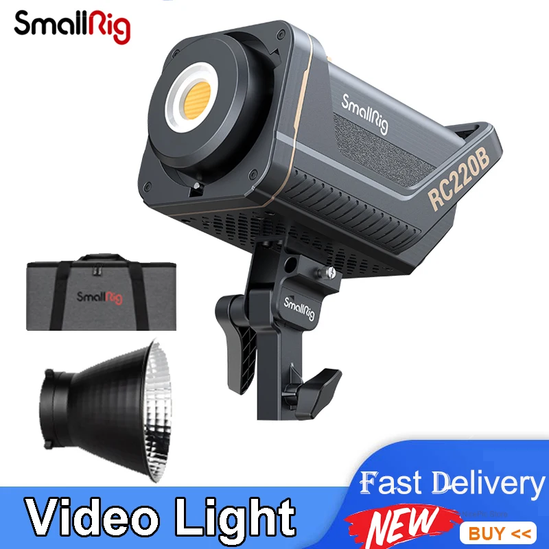 

Smallrig RC220D RC220B Bi-Color LED COB Light Photography Video Light APP Control Lighting Effects Studio Light VS RC120B