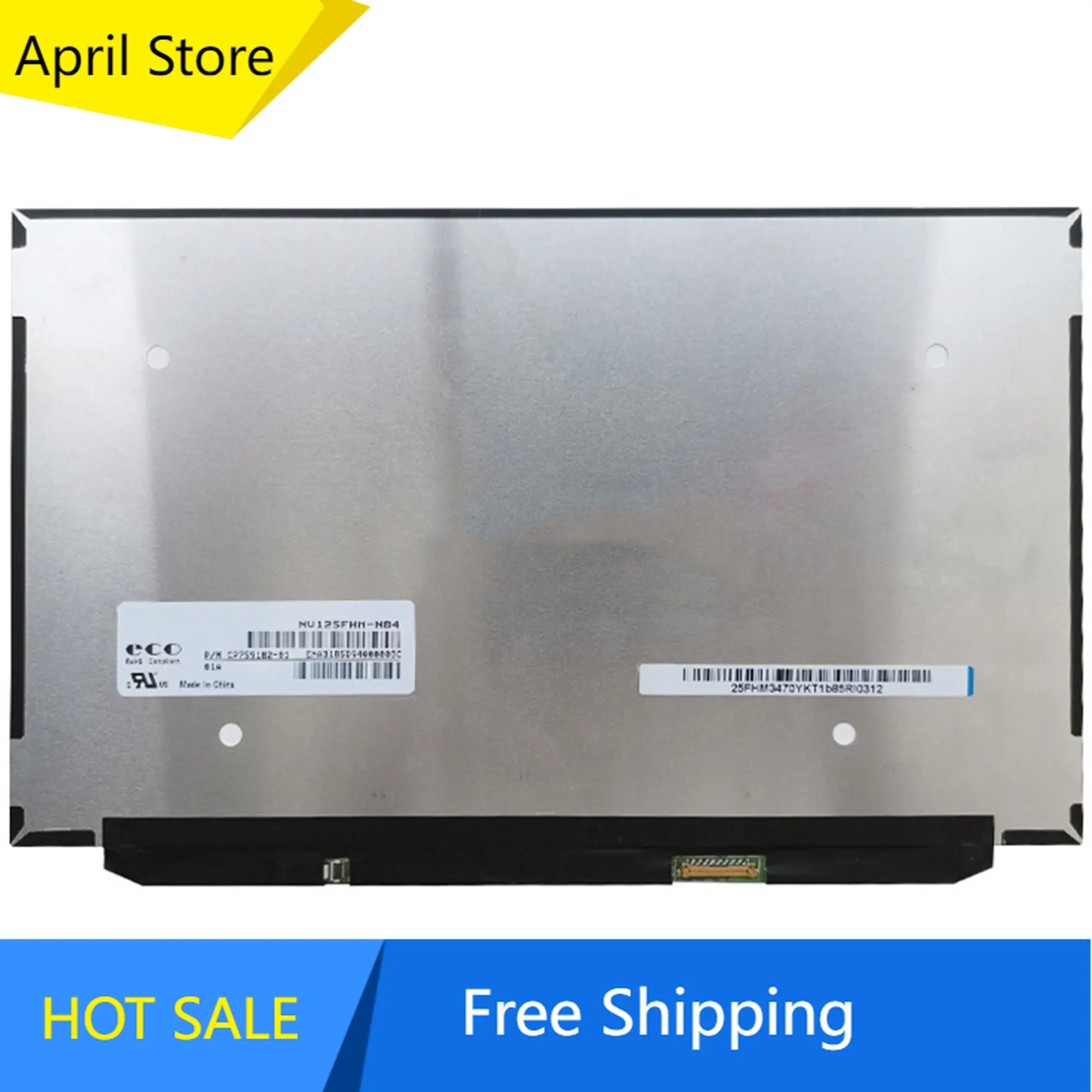 

NV125FHM-N84 NV125FHM N84 12.5'' IPS Laptop LCD Screen Display Panel 1920*1080 EDP 30 Pins