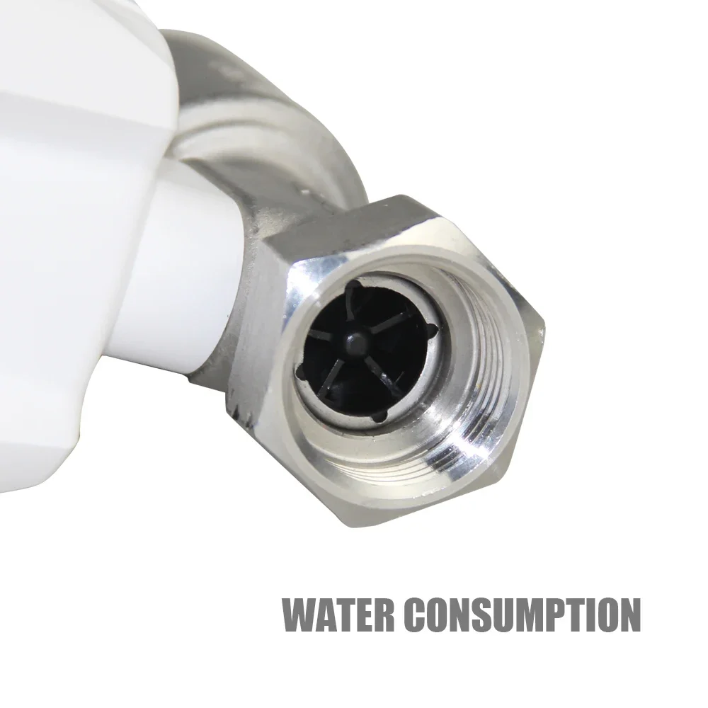 Tuya Smart Life WiFi Water Flow Meter Water Leakage Control Solenoid Valve with Temperature Measurement Water Consumption