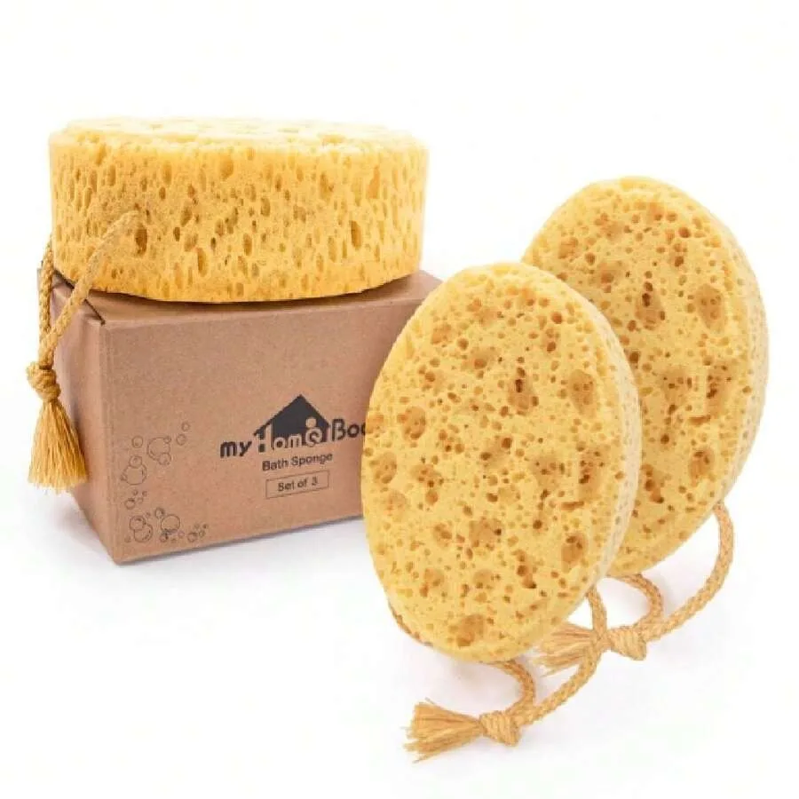 

【New style】Bath Sponge, Foam Loofah, Body Scrubber For Bathing, Exfoliating Shower Pouf For Shower - Large Size, Lots Of Lather
