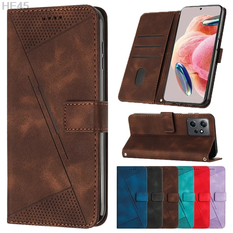 Fantasy Triangle Leather Cases for Oppo Realme 12 11 11x 10 9 Pro Plus Realme 9i Cover Fashion Wallet Flip Magnetic Phone Cases