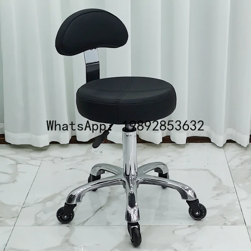 CZ Multifunctional Beauty Nail Chair Tattoo Embroidery Work Bench with Wheels Hairdressing Barber Stool