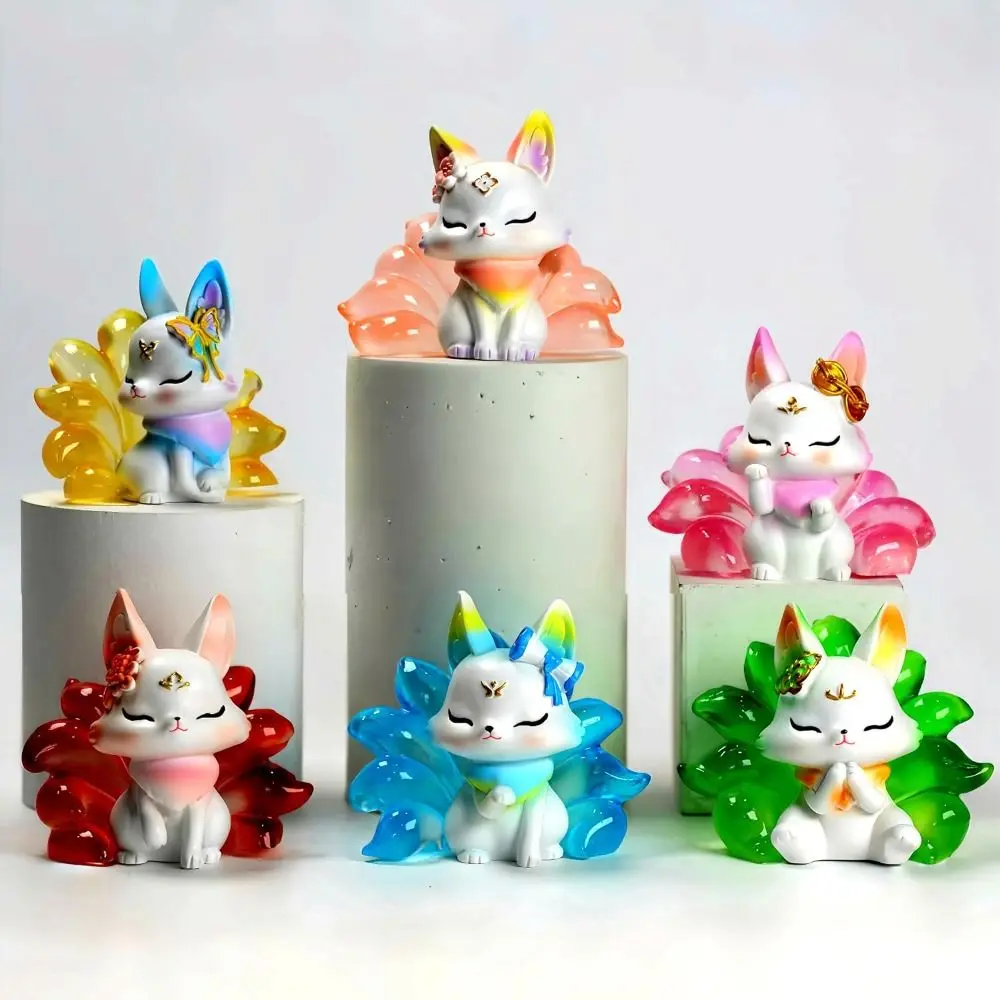 Nine-tailed Demon Fox Nine-tailed Demon Fox Blind Box Collectible Popular Popular Mystery Boxes Random Style Goodie Treat Boxes