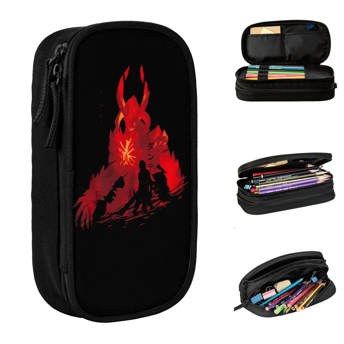 Estuche para lápices Sin Of The Devil Dante DMC Devil May Cry, portalápices creativo, bolsa para lápices de regalo de oficina de gran capacidad para niños