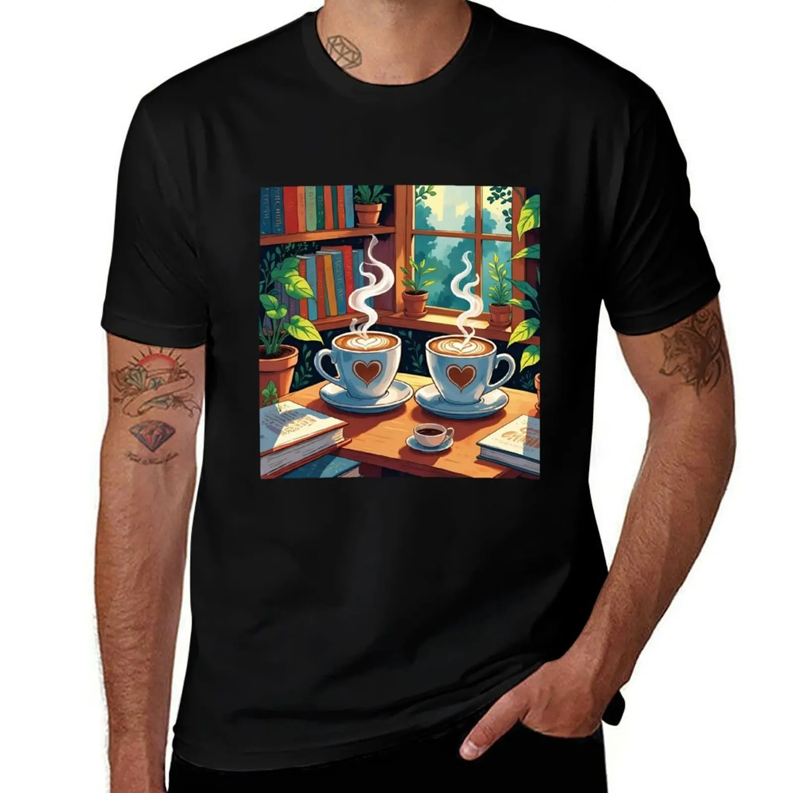 

Coffee T-Shirt cute clothes graphic shirts rapper graphic tees animal prinfor boys t shirt men