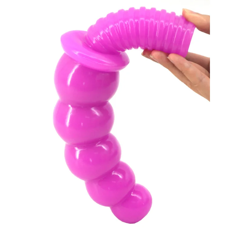 1PCS PVC Big 5-Balls 30cm Handle Butt Plug Anal Bead Anal Plug Anal Dildos Masturbator Sex Toys for Couple Men/Women