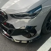 For Bmw G60 G61  Front Bumper Canards Fog Lamp Grille Trim Cover Air Vent 520i 520d 530e 550e i5 M Sport 2023-2025 Tuning