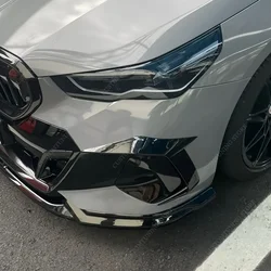 For Bmw G60 G61  Front Bumper Canards Fog Lamp Grille Trim Cover Air Vent 520i 520d 530e 550e i5 M Sport 2023-2025 Tuning