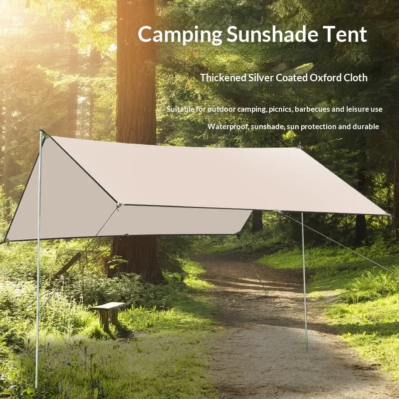Camping Tarp Canopy, Sun & Rain Protection, Outdoor Shelter