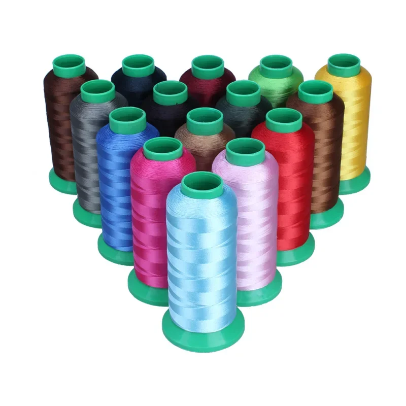 عالية القوة البوليستر الموضوع 210D/2 ستراند الحذاء التمهيد خط لا عقدة لا رغوة النفط الجلود الحرير ضوء عالية السرعة ماكينة خياطة Thr