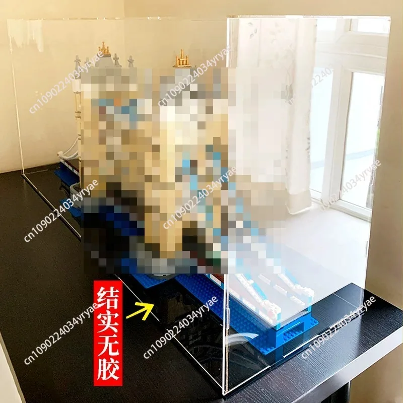 Acrylic display box for LEGO 10214 London Bridge building block toy storage box dust cover display box - view 4
