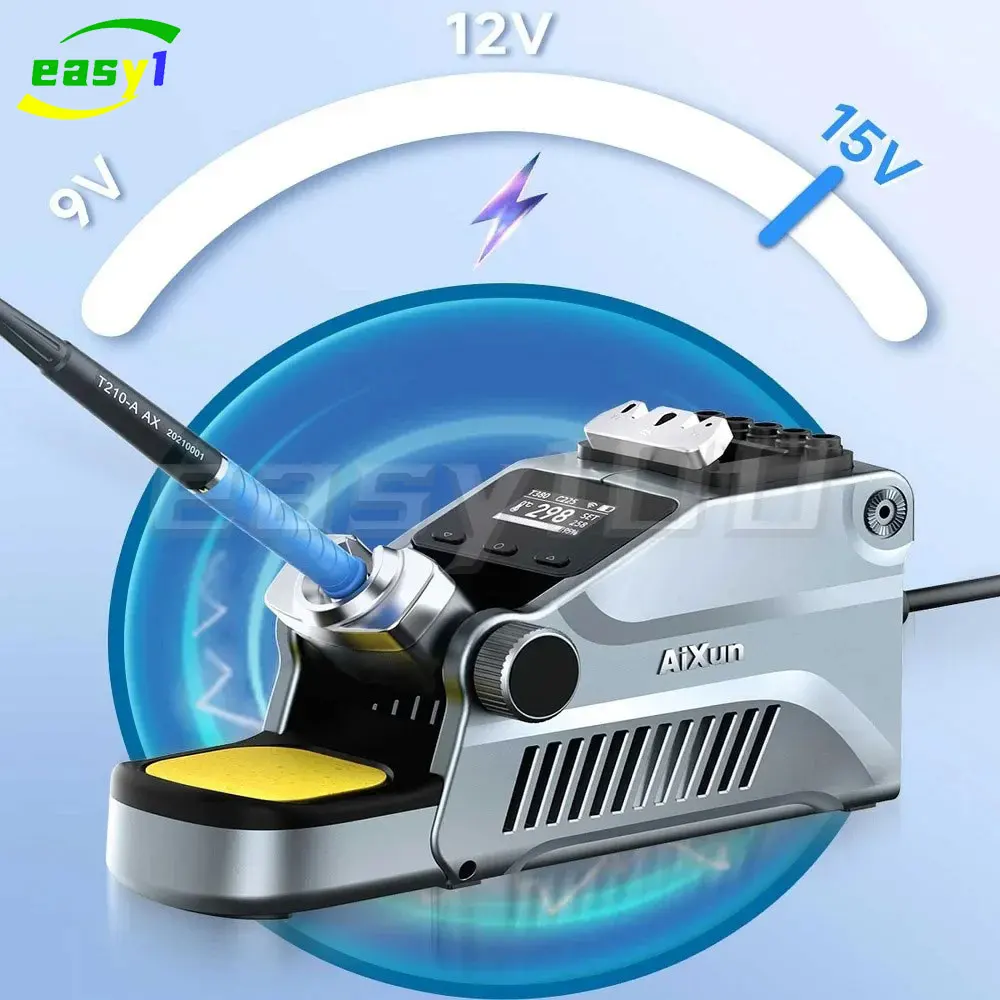 AiXun T380 Smart Nano Soldering Station Supports 210/115 Rapid Heating Rapid Welding Rework Station for Mobile Phone SMD BGA PCB