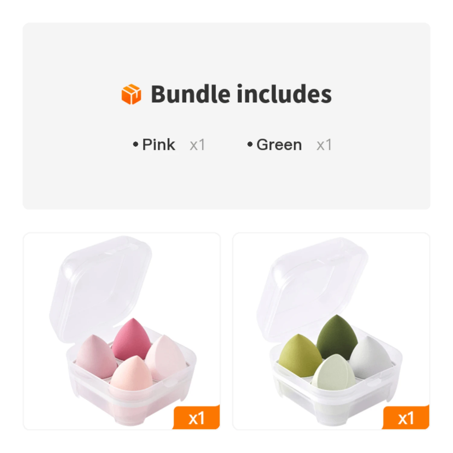 ชุดฟองน้ําแต่งหน้า 4 ชิ้น