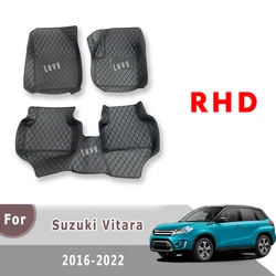 RHD Carpets For Suzuki Vitara Escudo LY 2023 2022 2021 2020 2019 2018 2017 2016 2015 Car Floor Mats Auto Accessories Interiors