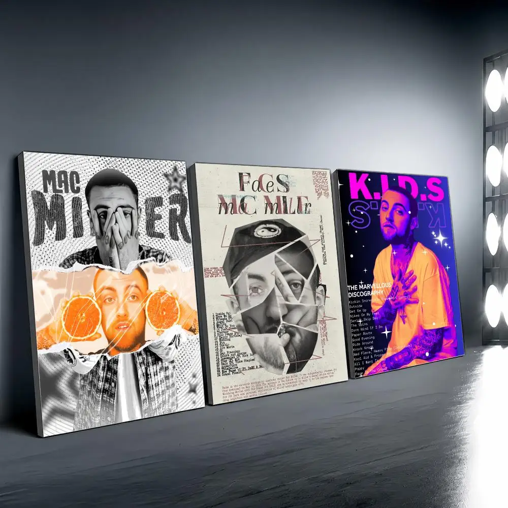 Singer M-Mac M-Miller Poster HD Art Mural Wallart Waterproof Vintage Print Decor For Home Decoration DIY Durable