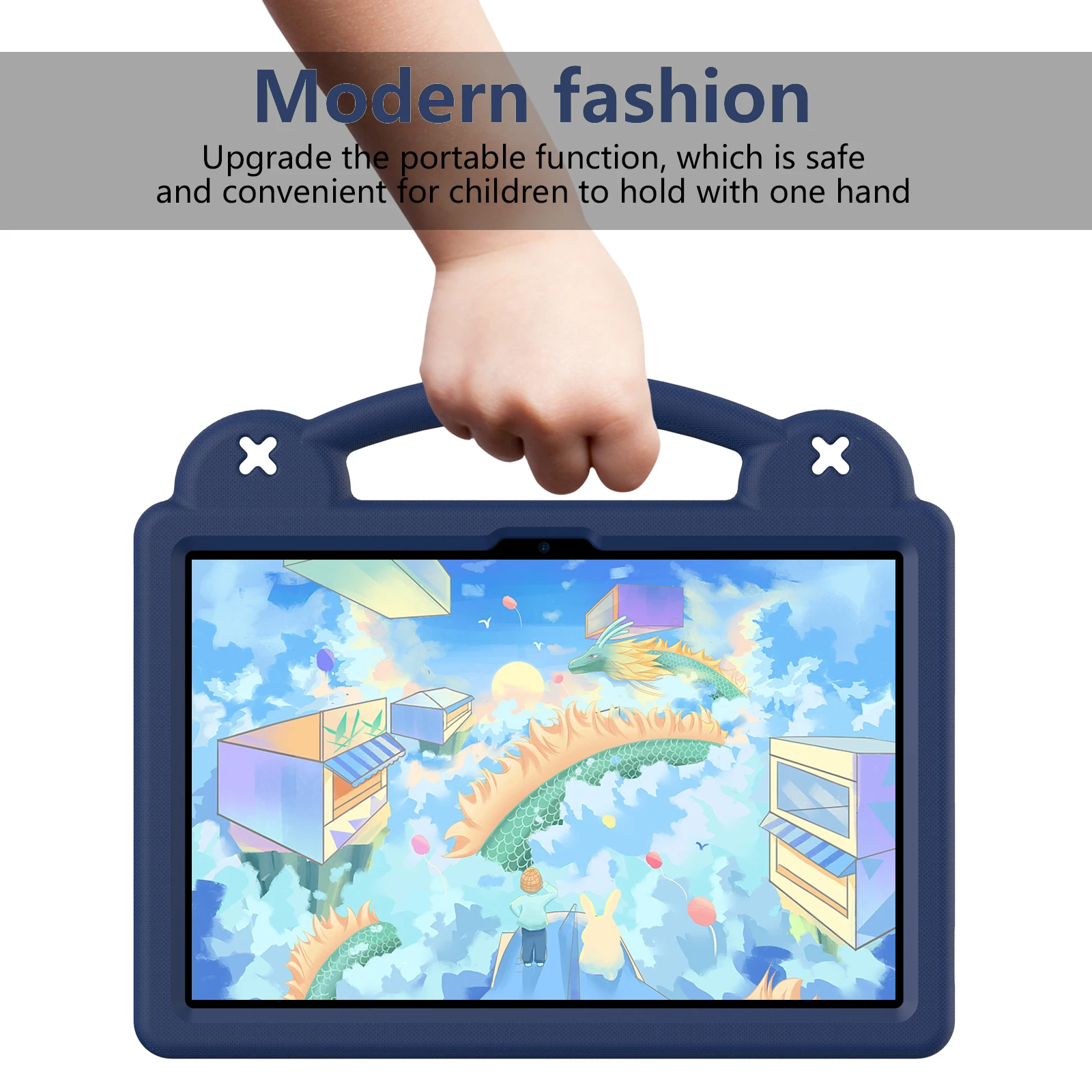 For Huawei MatePad SE 2024 11inch Tablet Case Non-toxic EVA Foam Shockproof Stand Cover for Kids Drop Resistance  Anti-Dust