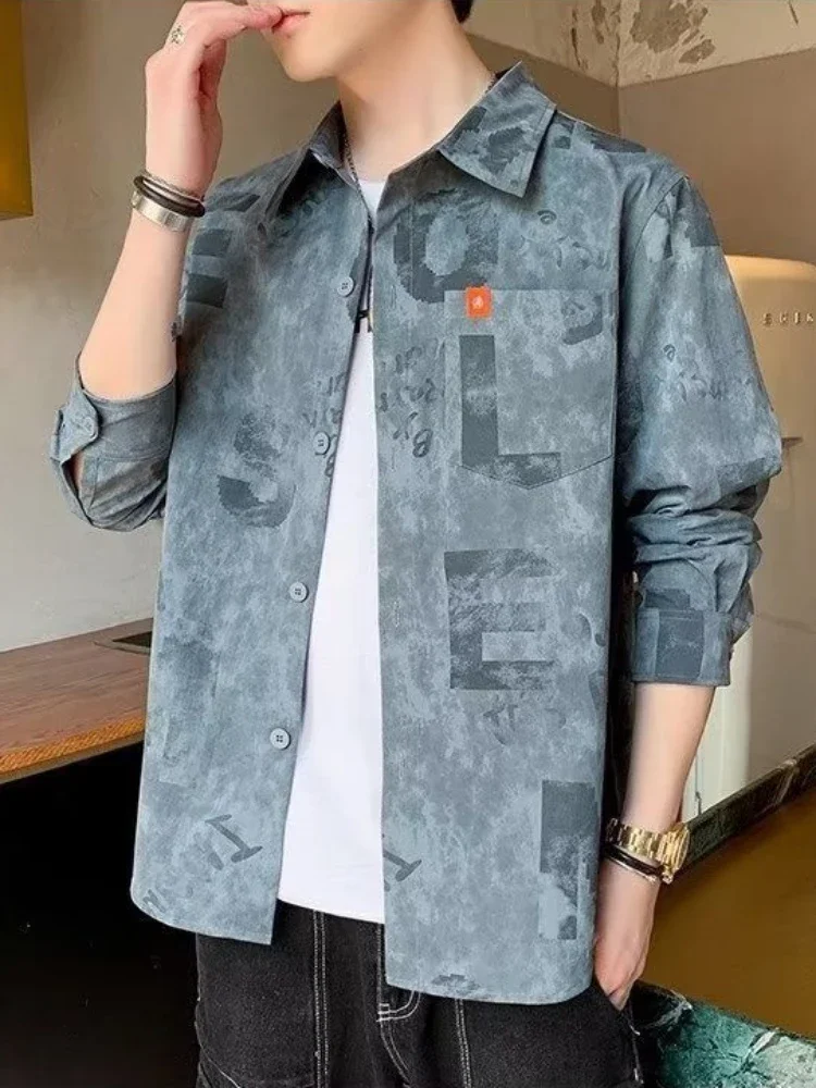 Men's Shirt Cargo Camouflage Male Shirts Green Cheap Things With Comfortable Luxury Fashion Man 2024 Sleeves Elegant Summer I