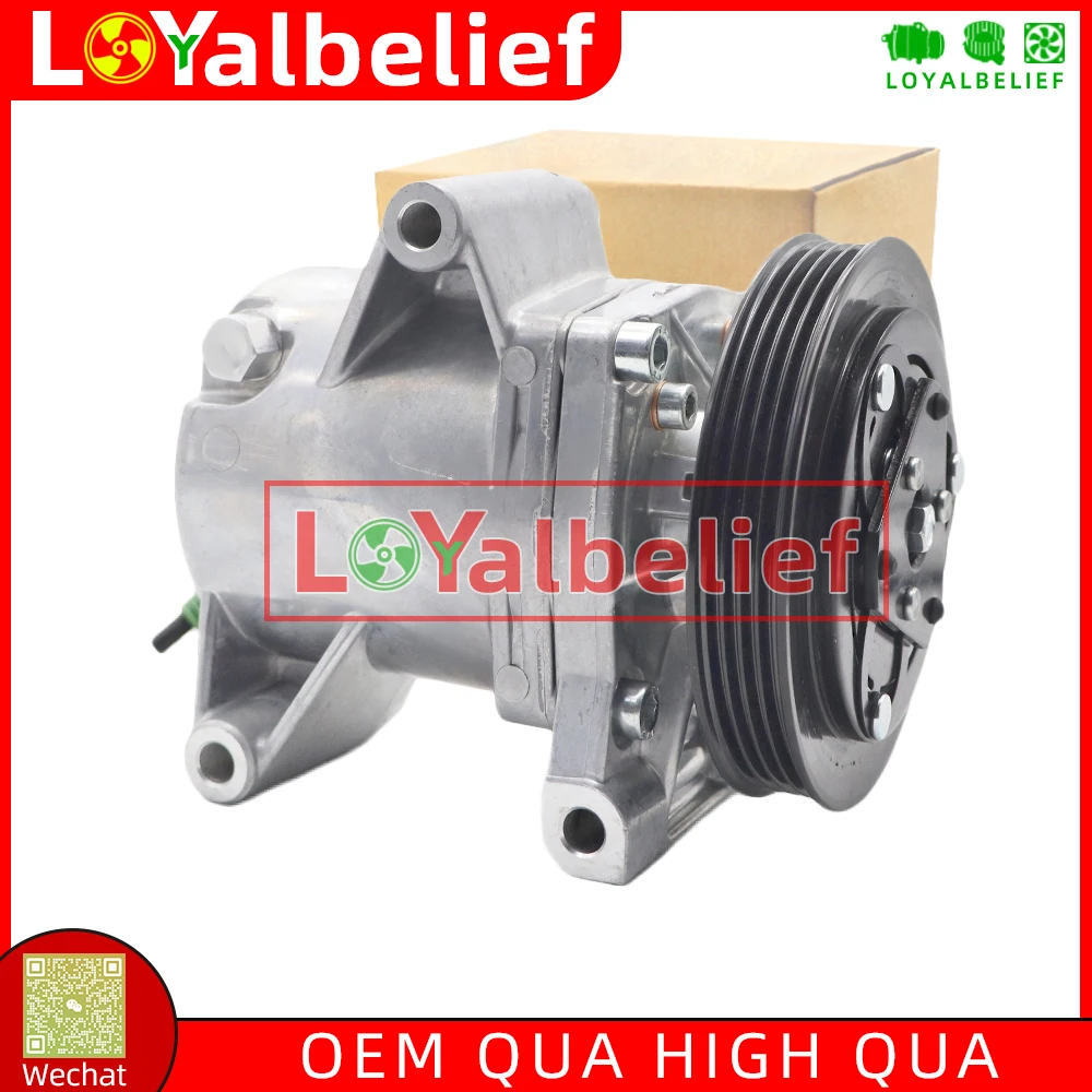 Automotive AC Compressor For 2007-2012 Mercedes Benz Smart Fortwo Coupe 451 1.0 SS96 A1322300011 1322300011 4 Grooves