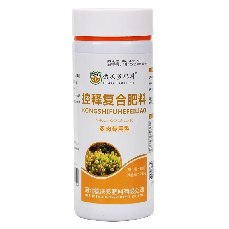 250 Grams Controlled Release Compound Fertilizer, Succulents Plant Special Npk Slow Release, Long Effect Home Garden