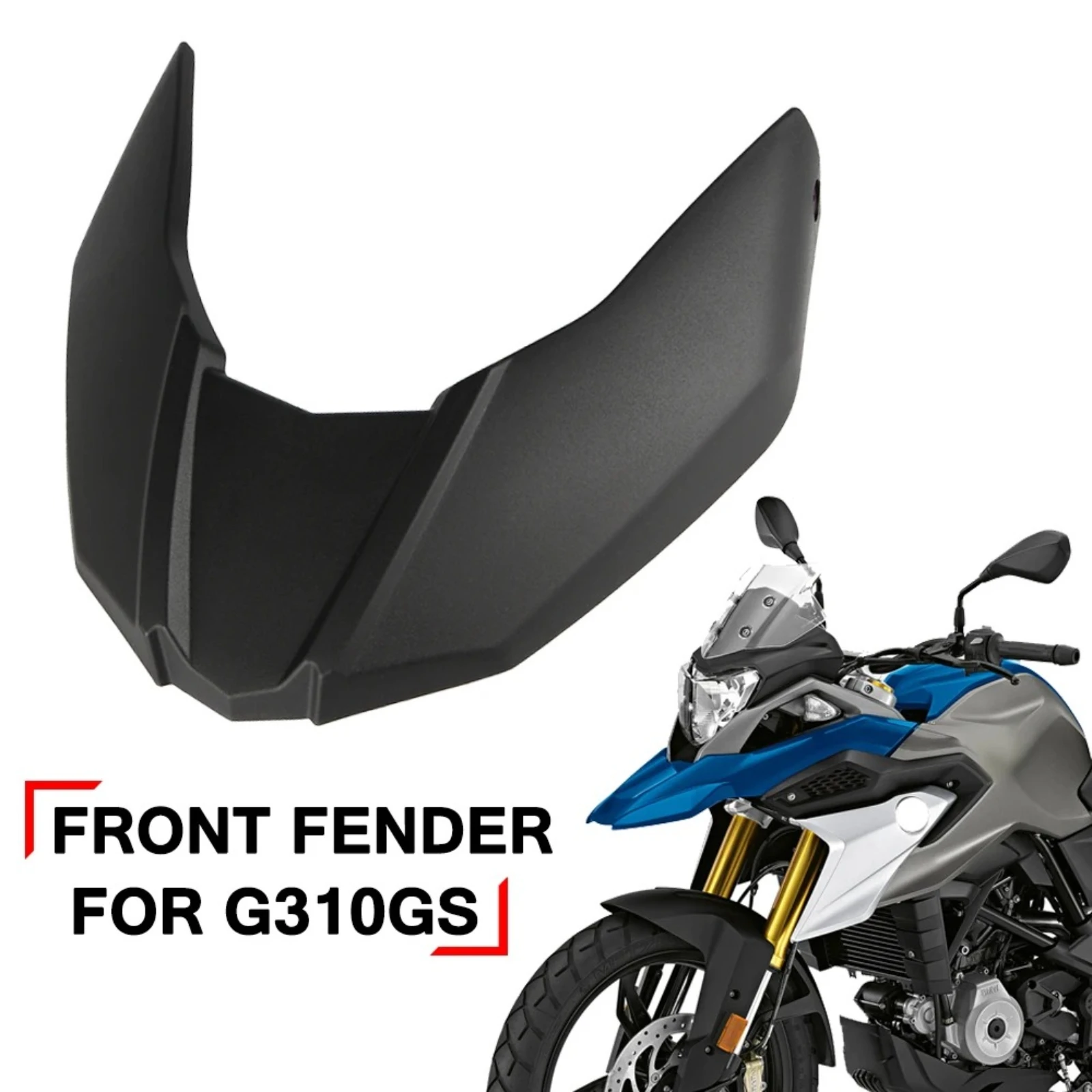 For BMW G310GS 2017 2018 2019 2020 G 310 G310 GS Motorcycle Front Fender Beak Nose Cone Extension Wheel Cover Fairing Winglets