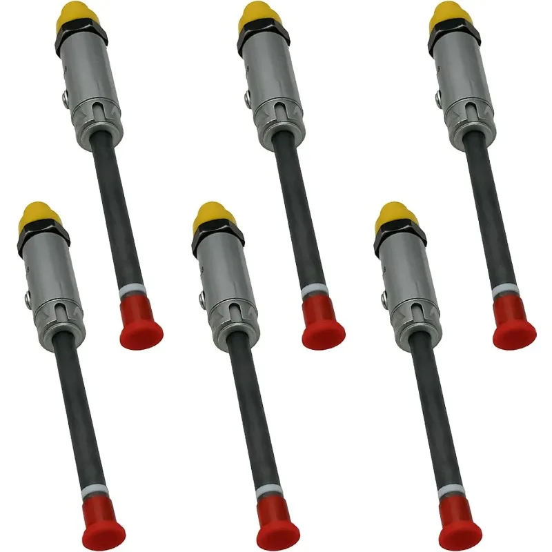 

6PCS Fuel Injector 4W-7018 4W7018 For Caterpillar CAT 3406B 3408 3408B 3412 3412C Engine