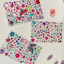 Glitter Gezicht Stickers Voor Kinderen Steentjes Voor Ogen Gezicht Diamanten Felle Stickers Festival Make-Up Juwelen Stickers Zs006