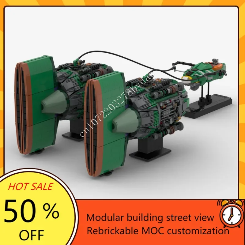4184 шт. Kurzinformábes Space War Military MOC SpaceShip Battle Model Custom Puzzle Architecture DIY Education Model Toys Gift